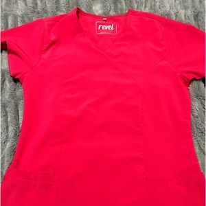 XS REVEL WOMENS SCRUB TOP